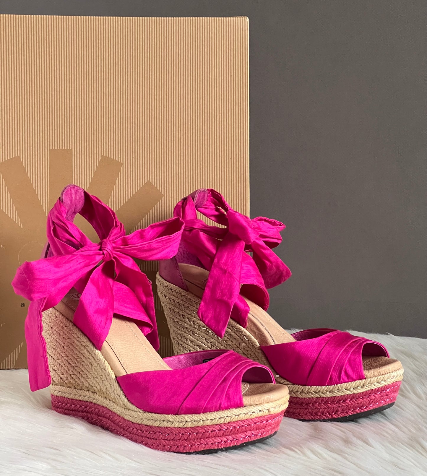 UGG Lucianna Platform Wedge Sandals