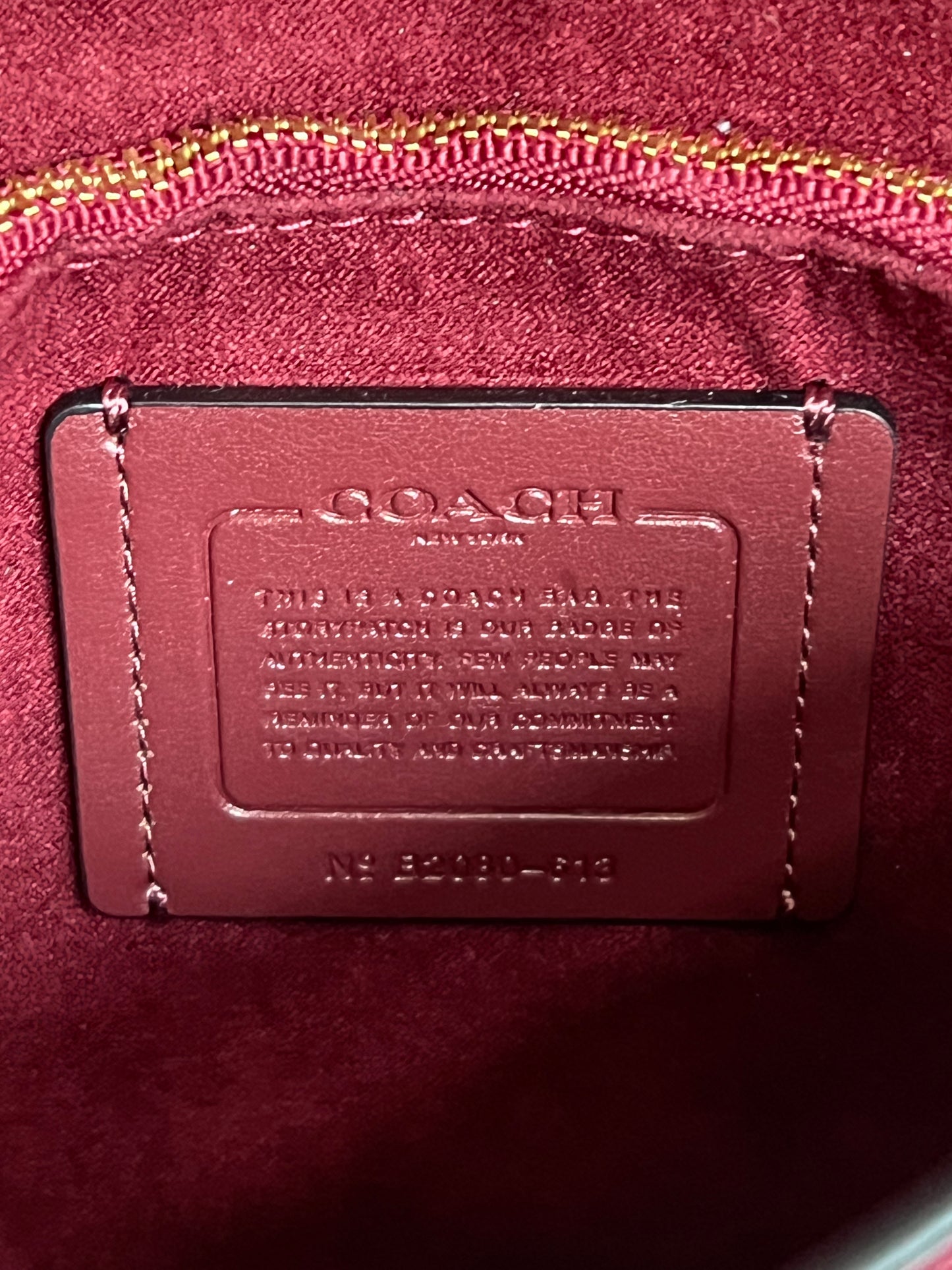 Coach Hutton Shoulder Bag with Quilting
