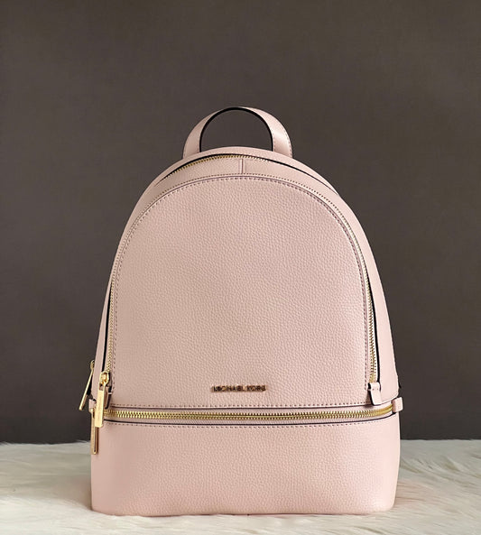 Michael Kors Rhea Medium Pebbled Leather Backpack