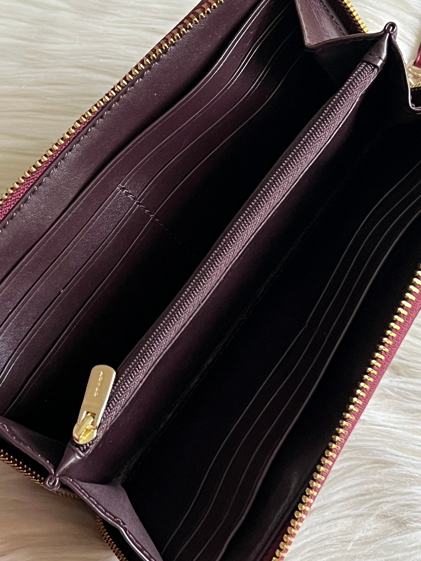 Coach Accordion Zip Around Wallet In Signature Canvas with Graffiti