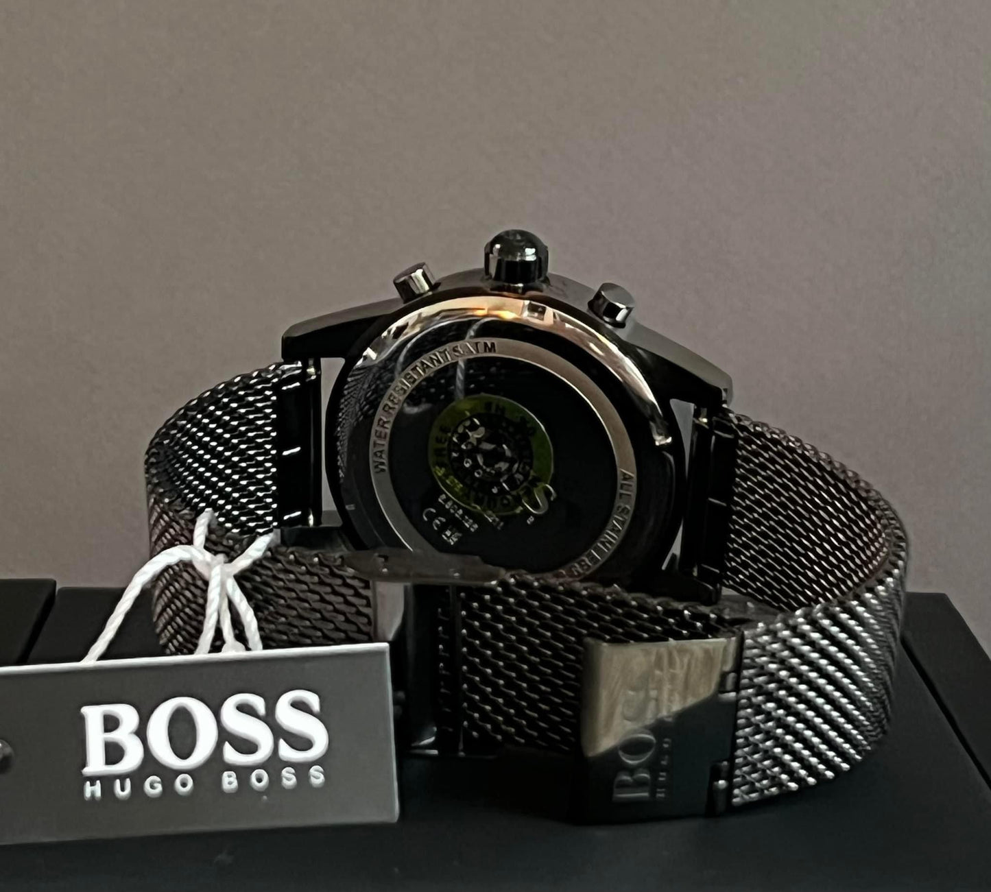 Hugo Boss Men’s Mesh Bracelet Chronograph Watch