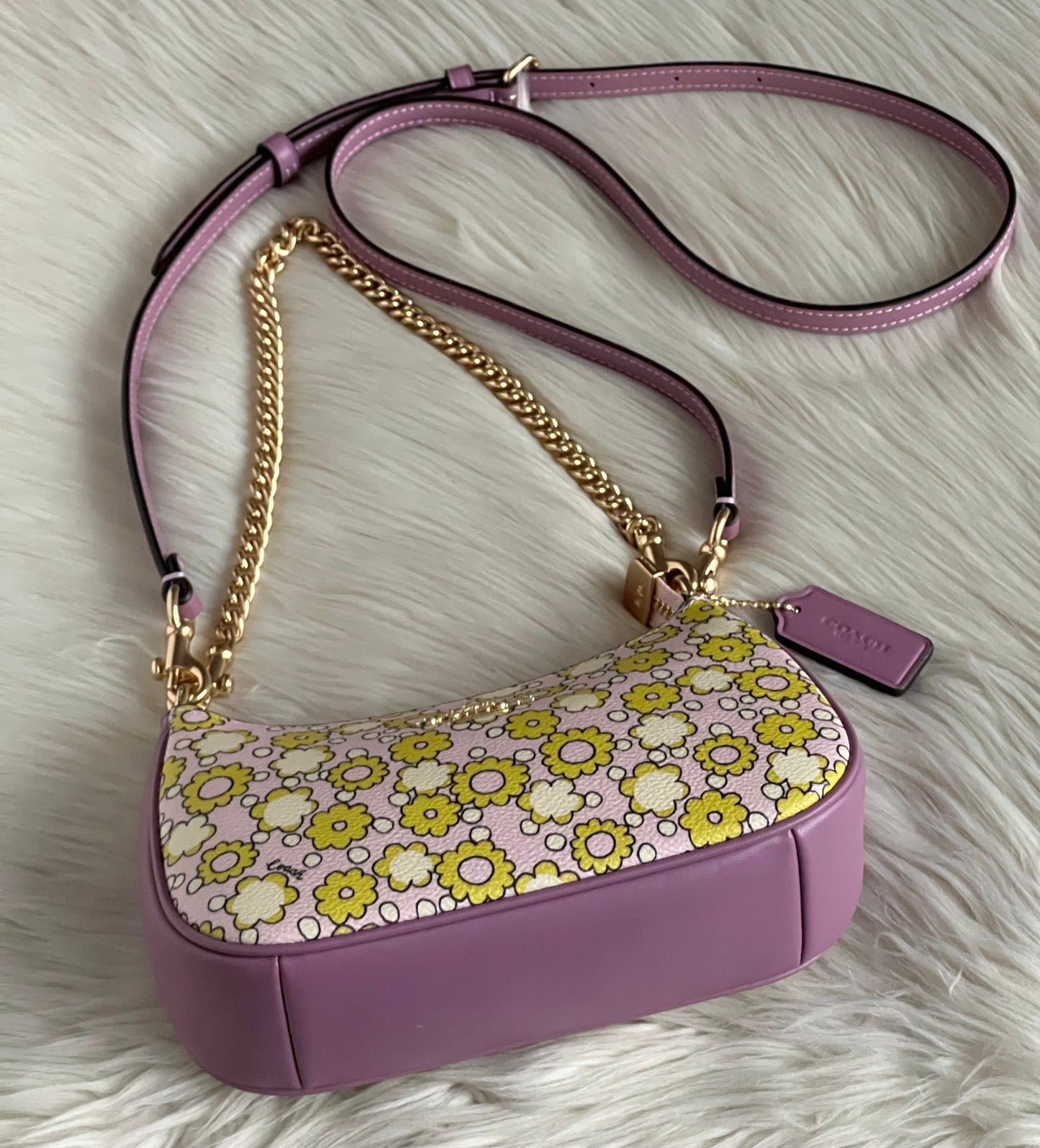 Coach Teri Mini Crossbody Bag With Floral Print