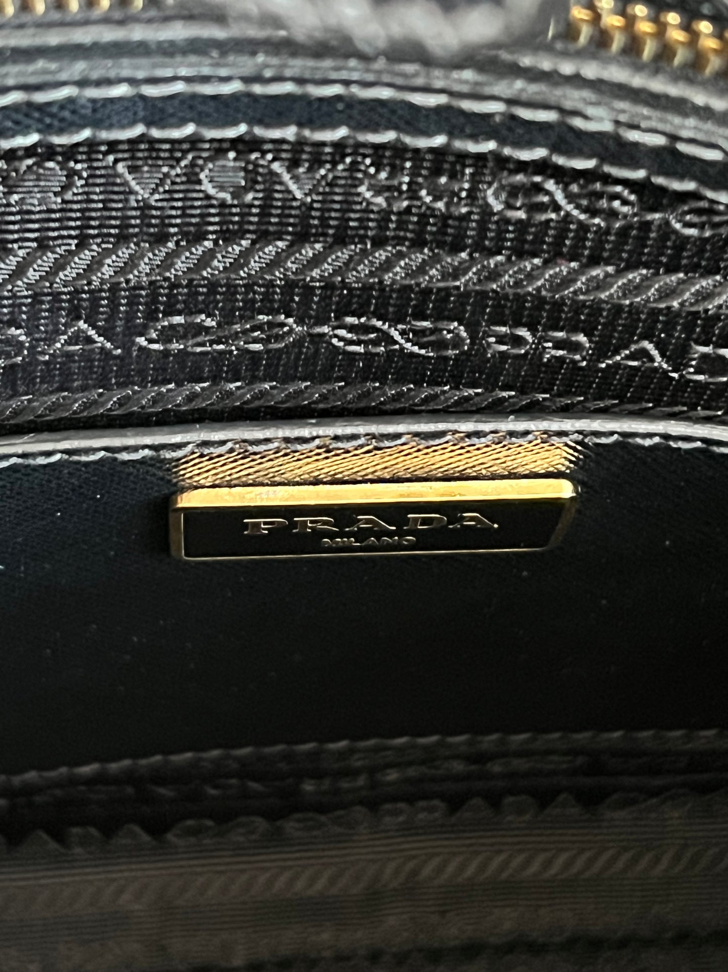 Prada Saffiano Large Dome Tote Bag