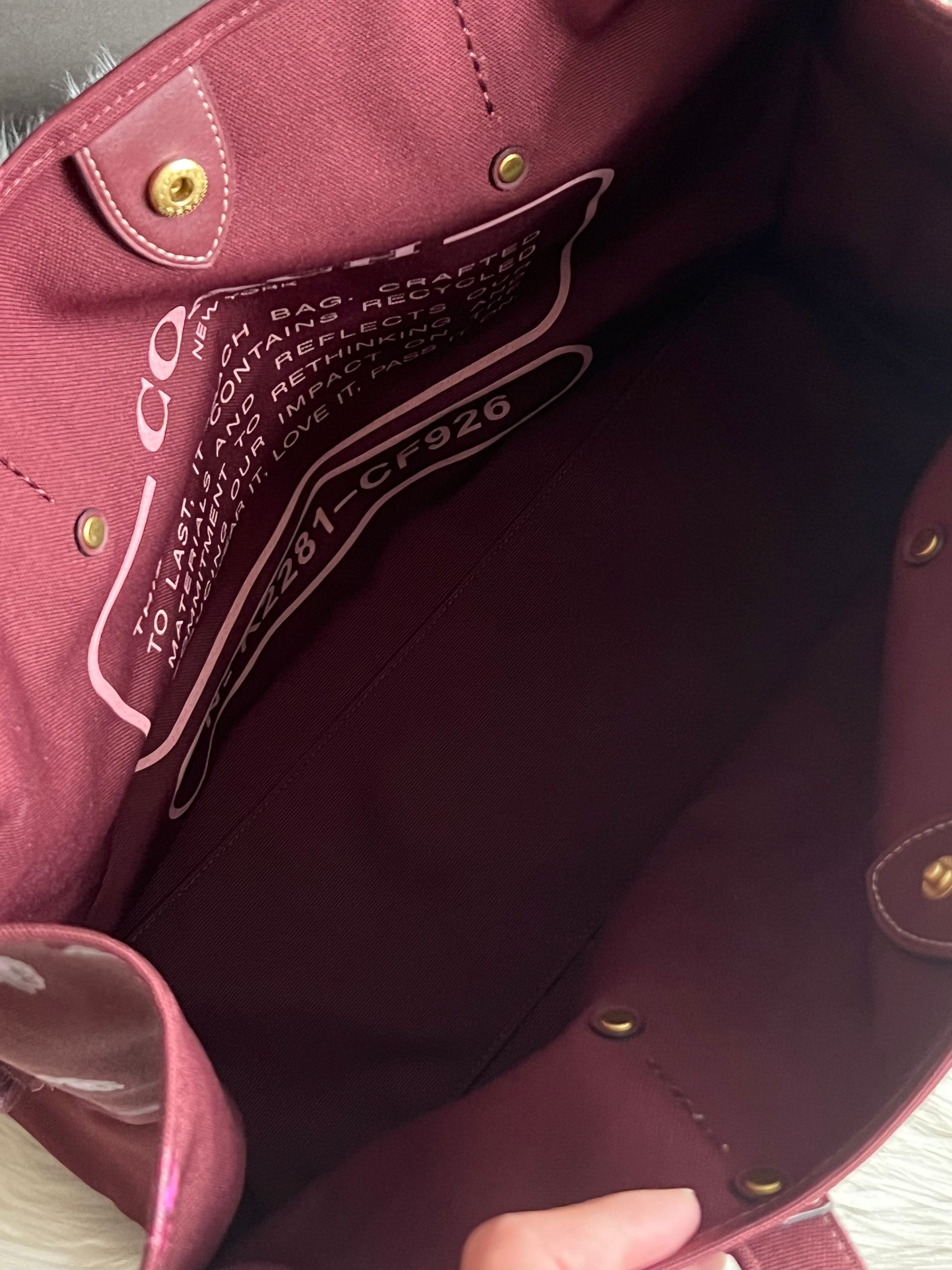 Coach Lunar New Year Tote 42 With Rabbit In 100% Recycled Canvas – Club ...