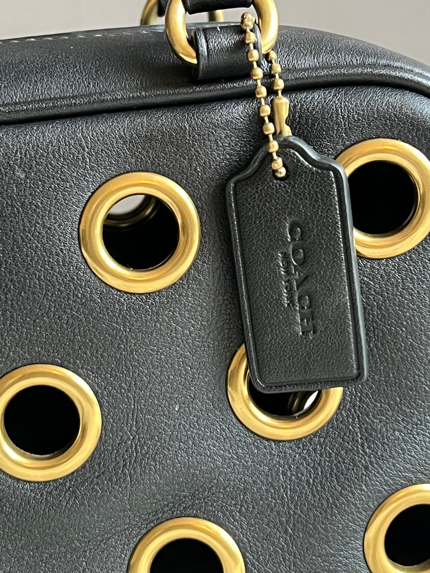 Coach Satchel Crossbody Bag with Grommets