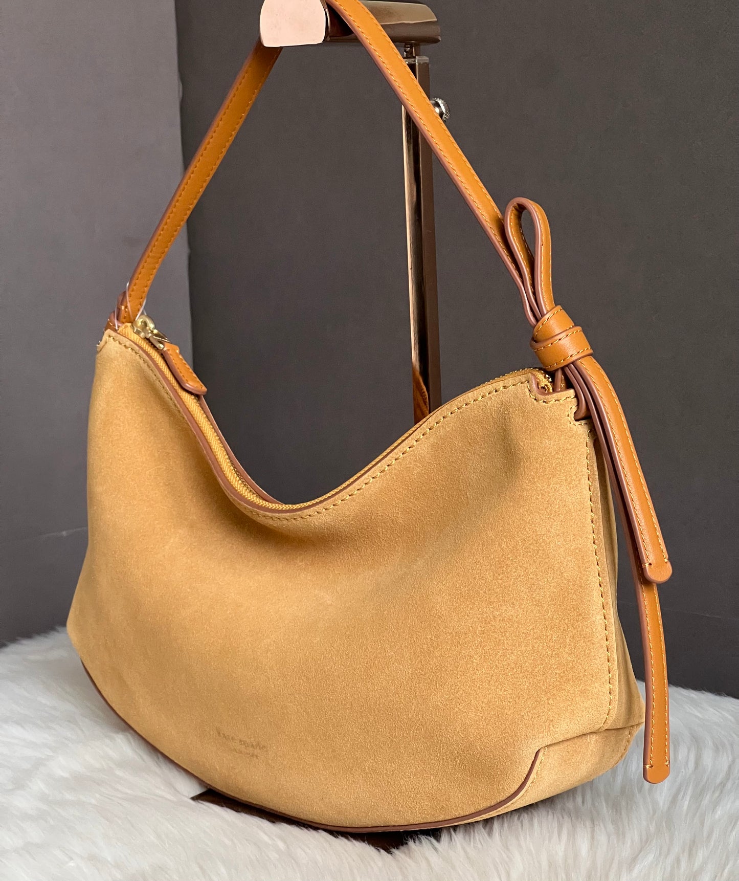 Kate Spade Loop Suede Shoulder Bag