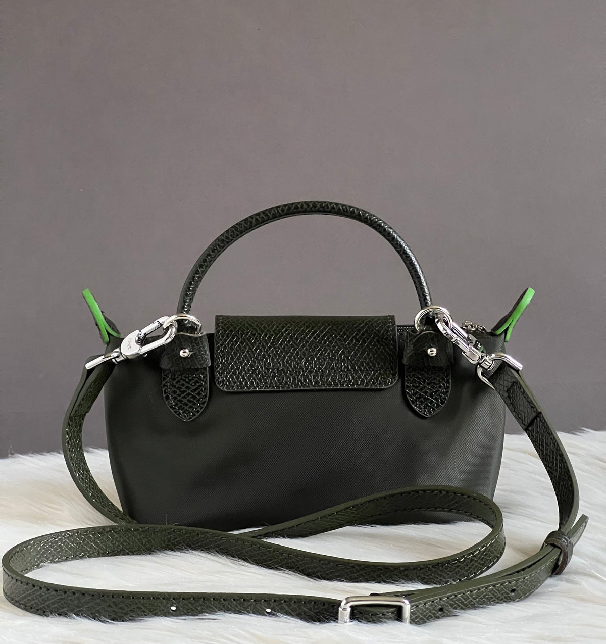 Longchamp XS Le Pliage Original Pouch with Strap