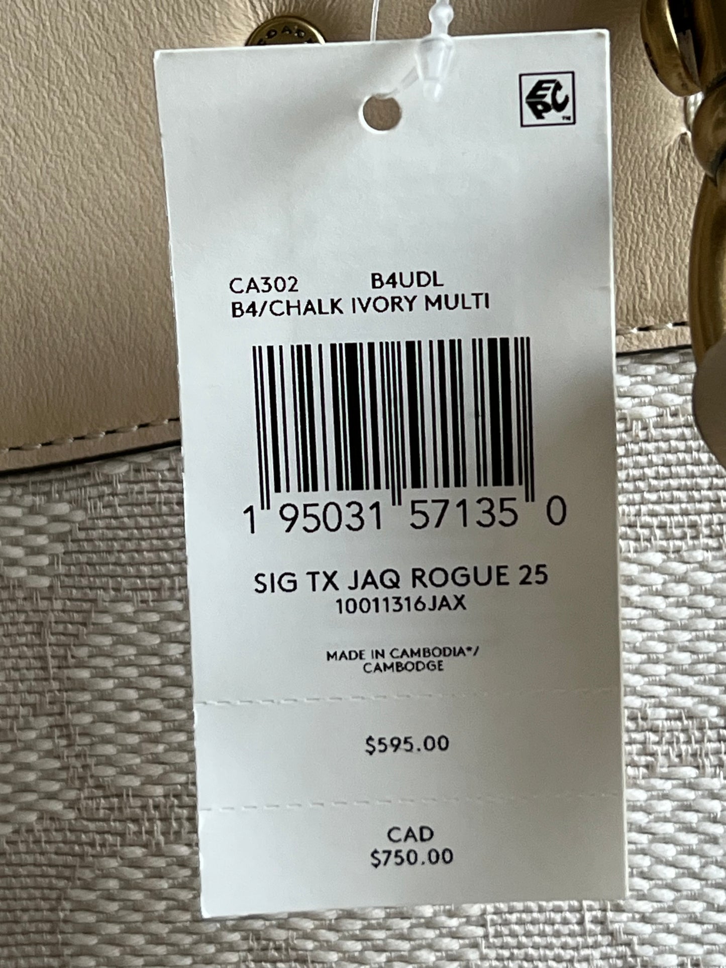 Coach Rogue 25 In Signature Textile Jacquard