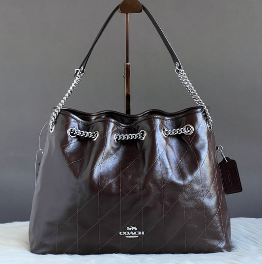 Coach Evelyn Shoulder Bag with Quilting