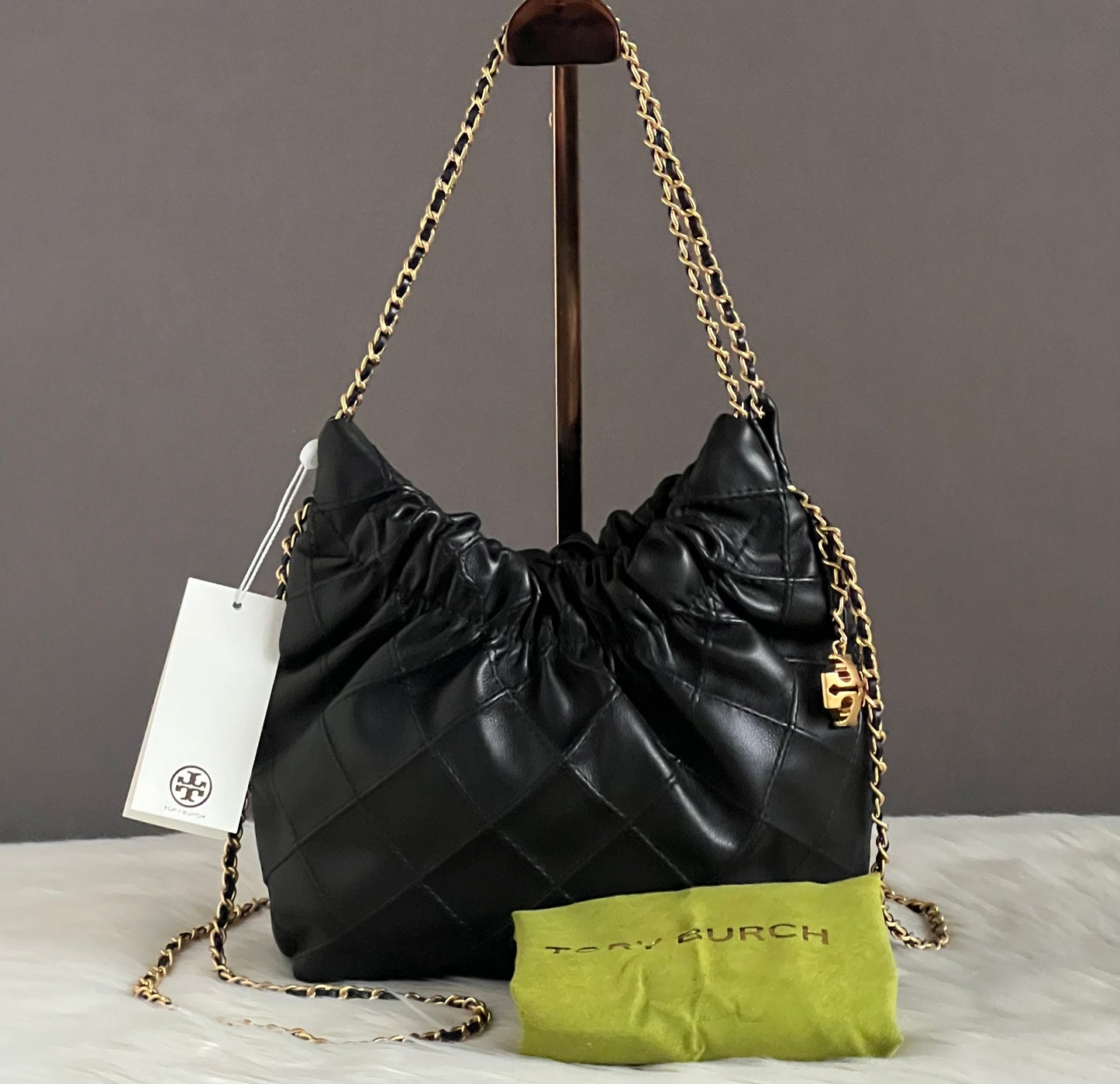 Tory Burch Mini Fleming Soft Hobo Bag