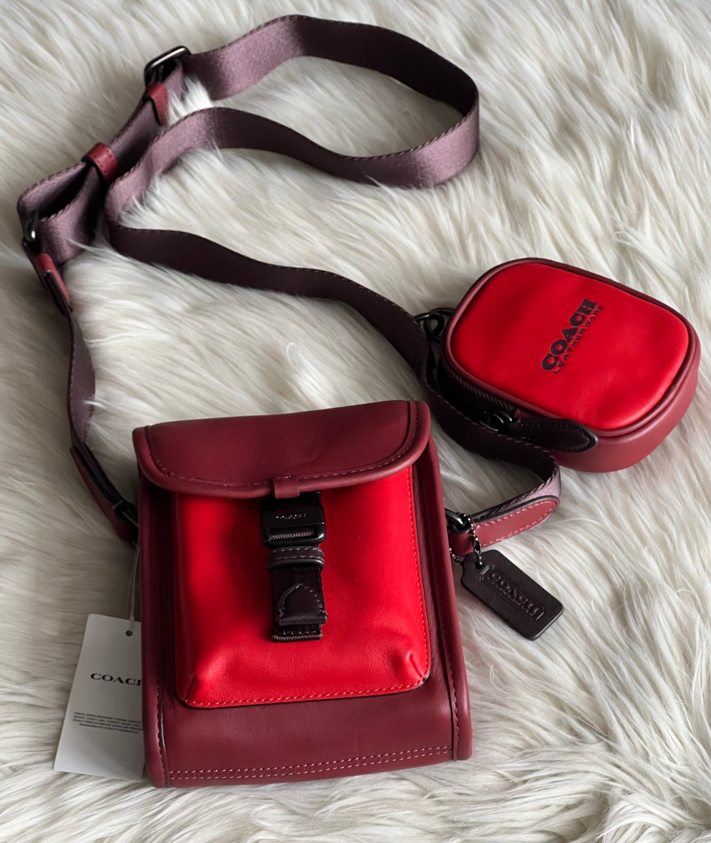 Coach Charter North/South Crossbody With Hybrid Pouch in Colorblock