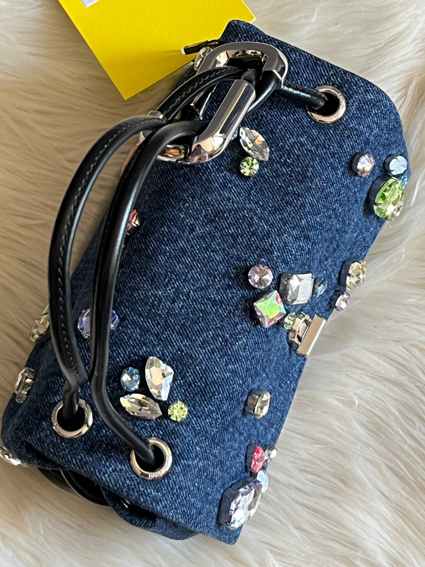 Marc Jacobs The Gem Denim Mini Dual Bag