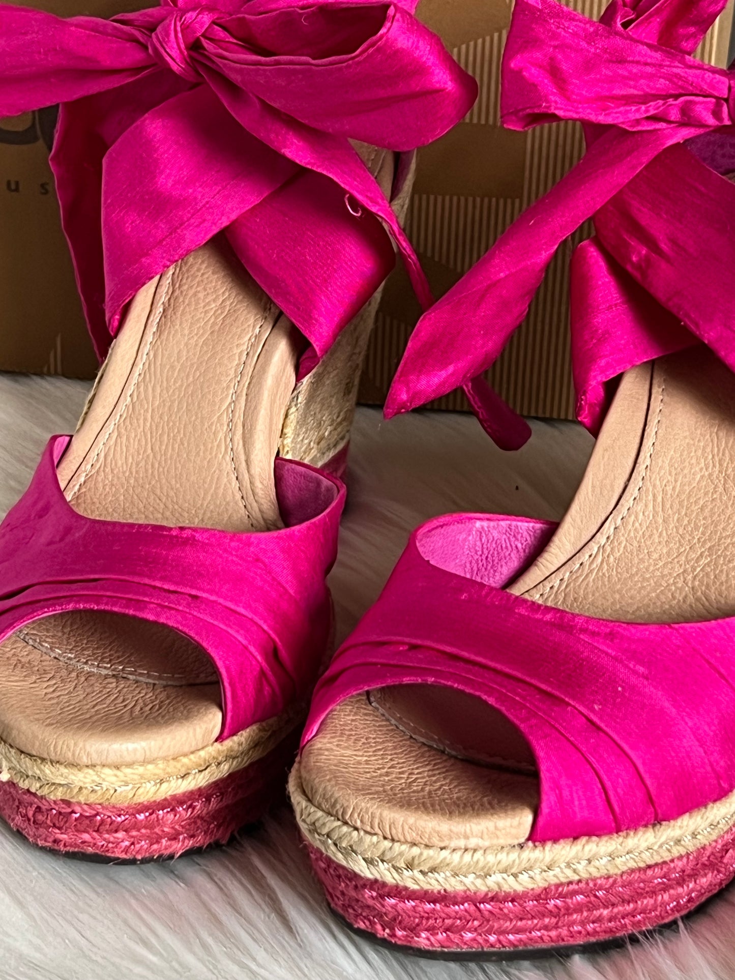 UGG Lucianna Platform Wedge Sandals