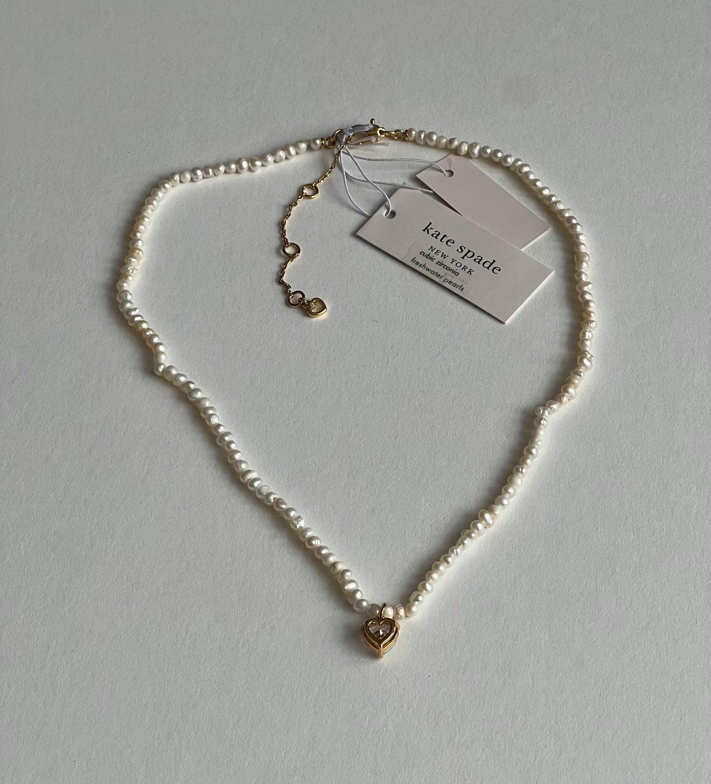 Kate Spade My Love Pearl Strand Heart Pendant