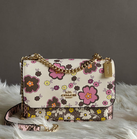 Coach Mini Klare Crossbody Bag with Floral Print