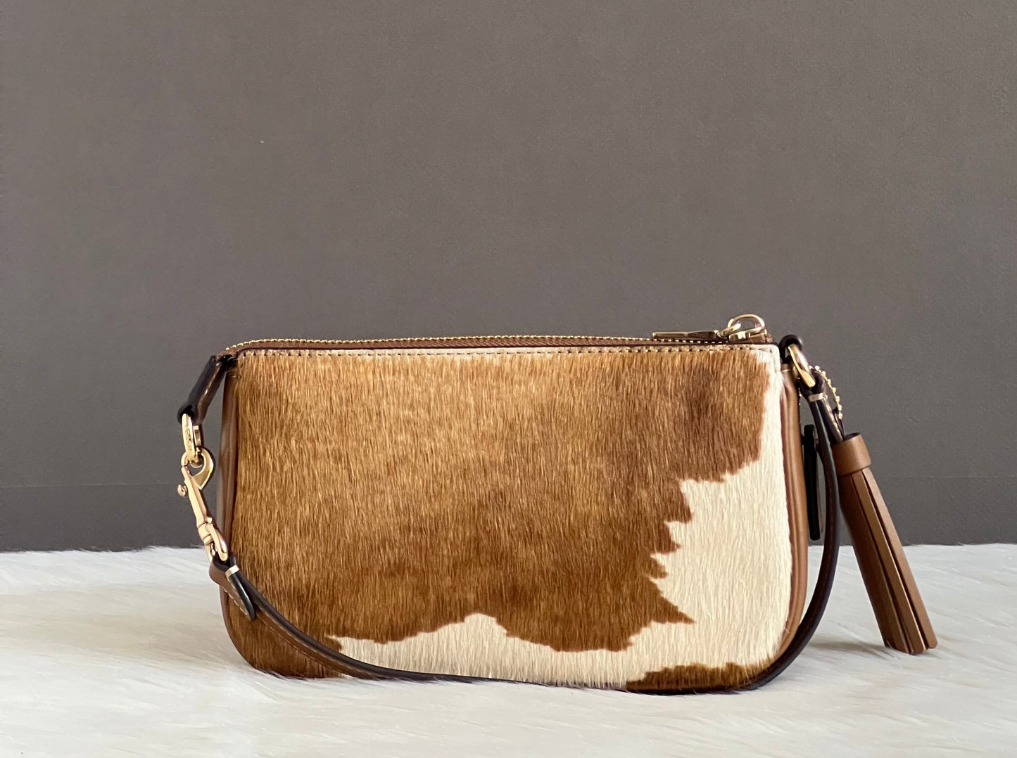 Coach Nolita 19 in Haircalf with Cow Print