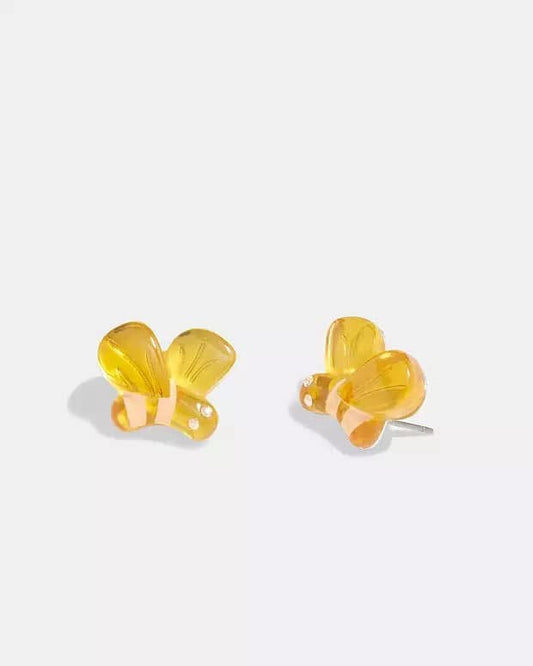 Coach Bumble Bee Stud Earrings