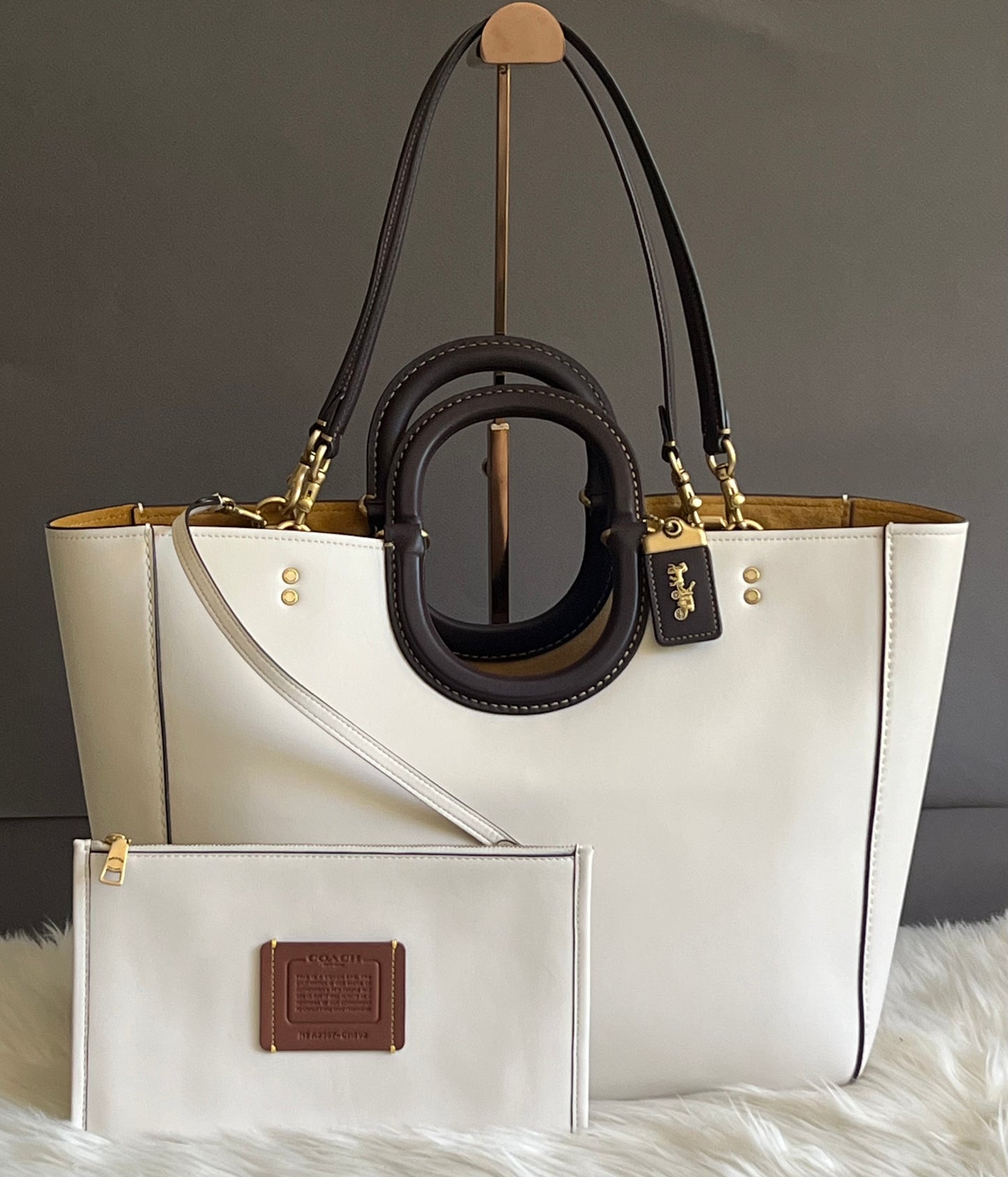 Coach Rae Tote in Colorblock koi