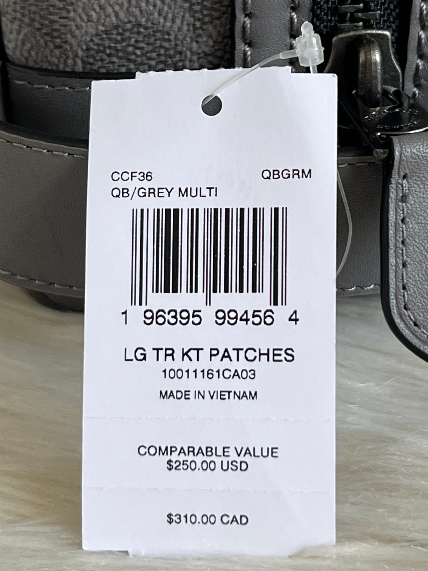 Coach Large Travel Kit In Signature Canvas With Patches