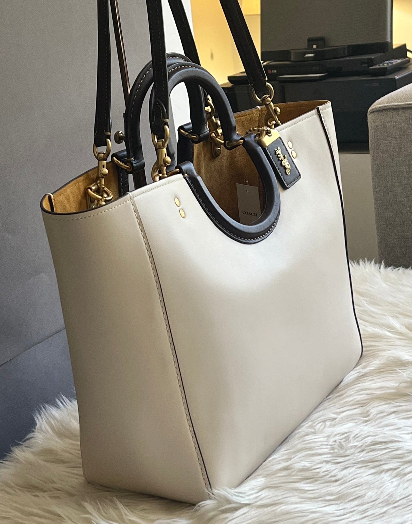 Coach Rae Tote in Colorblock koi