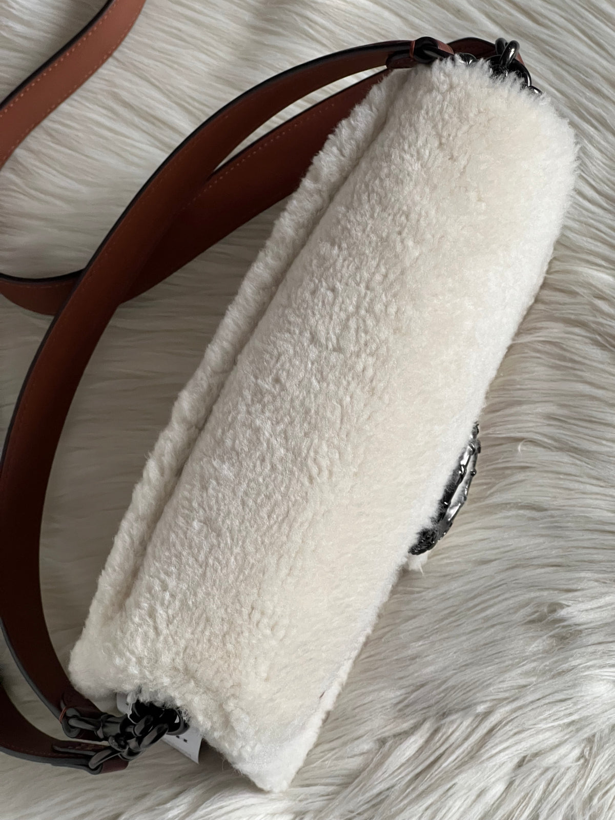 Coach Tabby Shoulder Bag 26 In Shearling