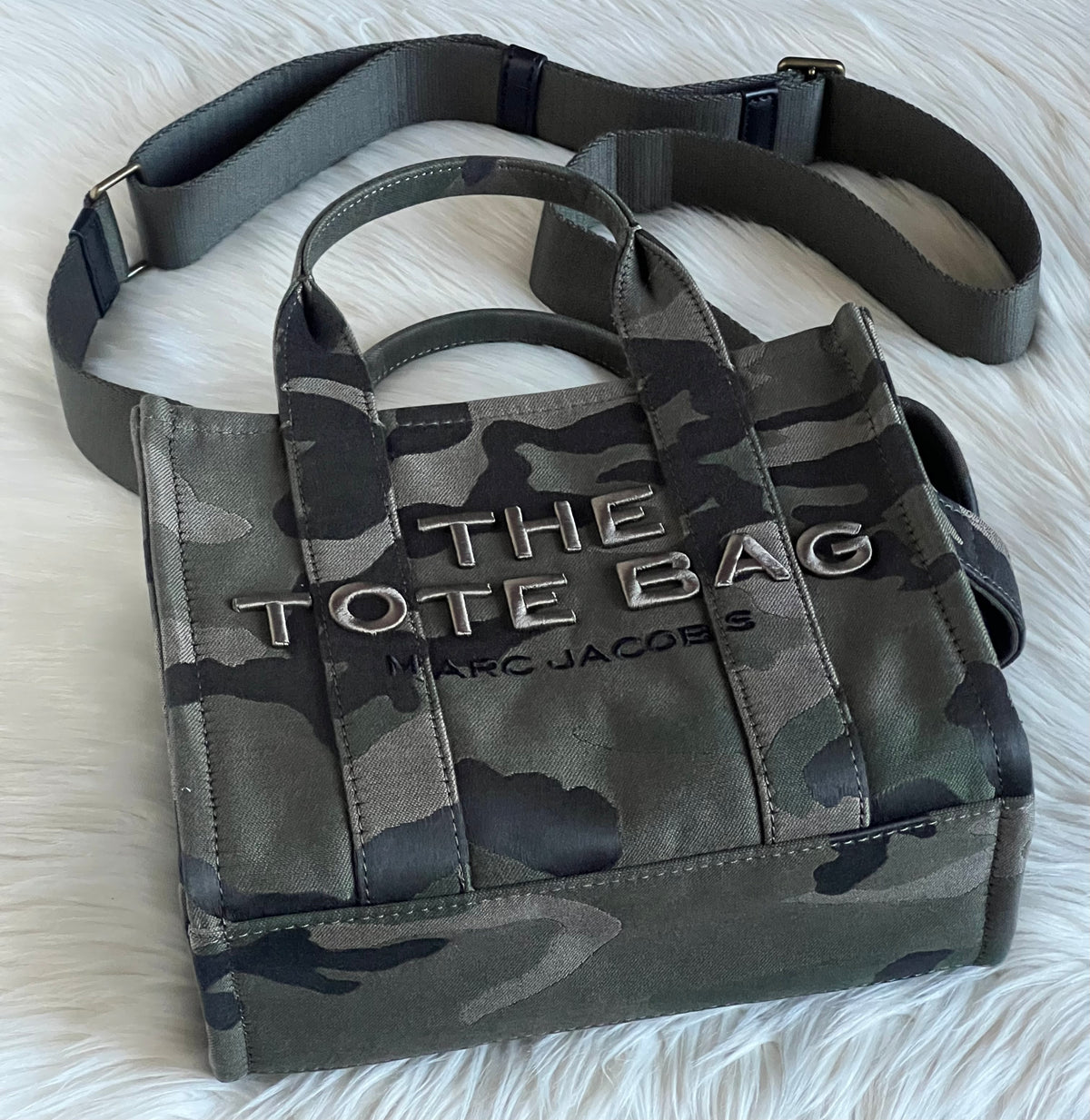 Marc Jacobs The Camo Jacquard Small Tote Bag