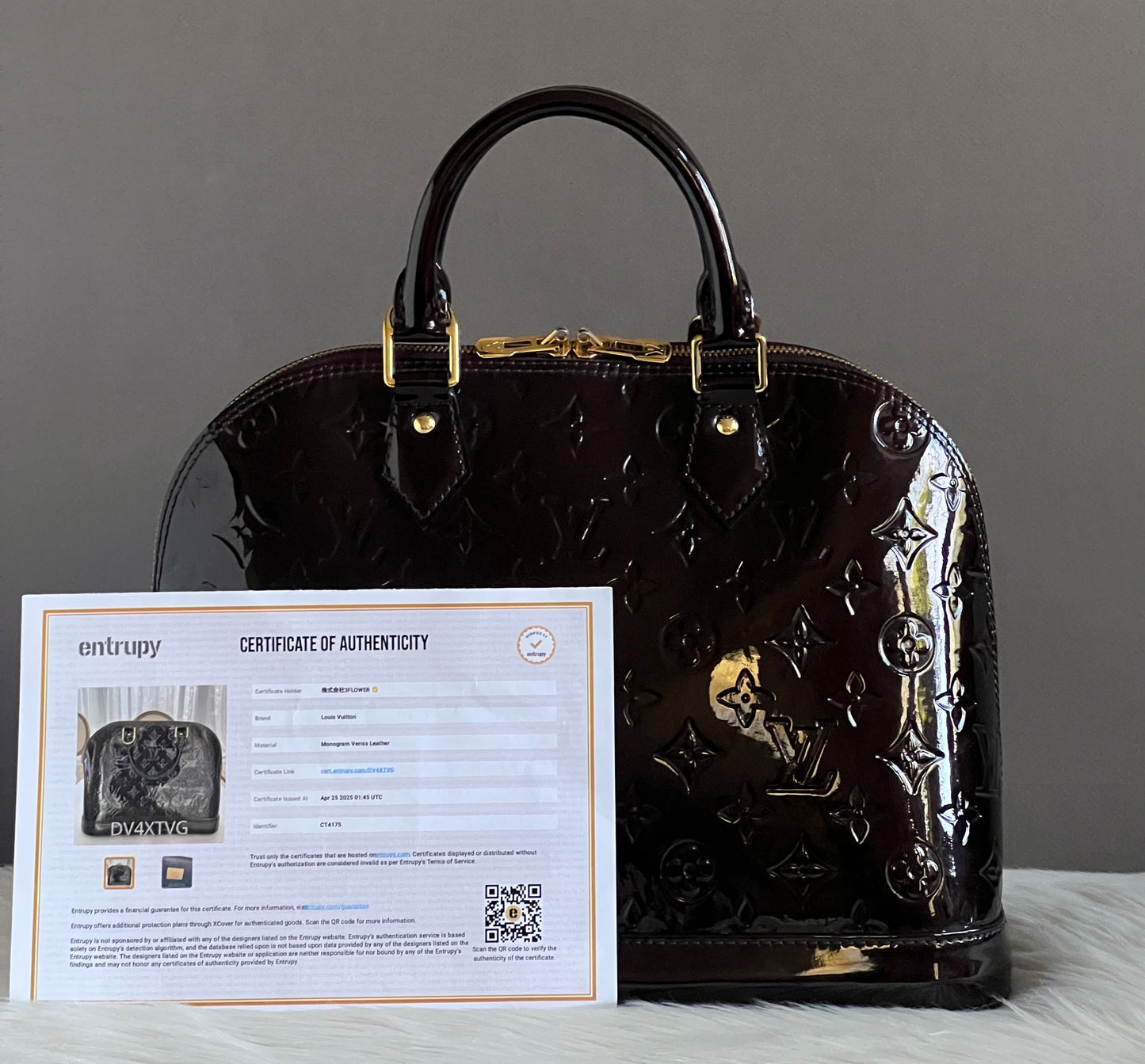 Louis Vuitton Alma PM In Monogram Vernis Leather