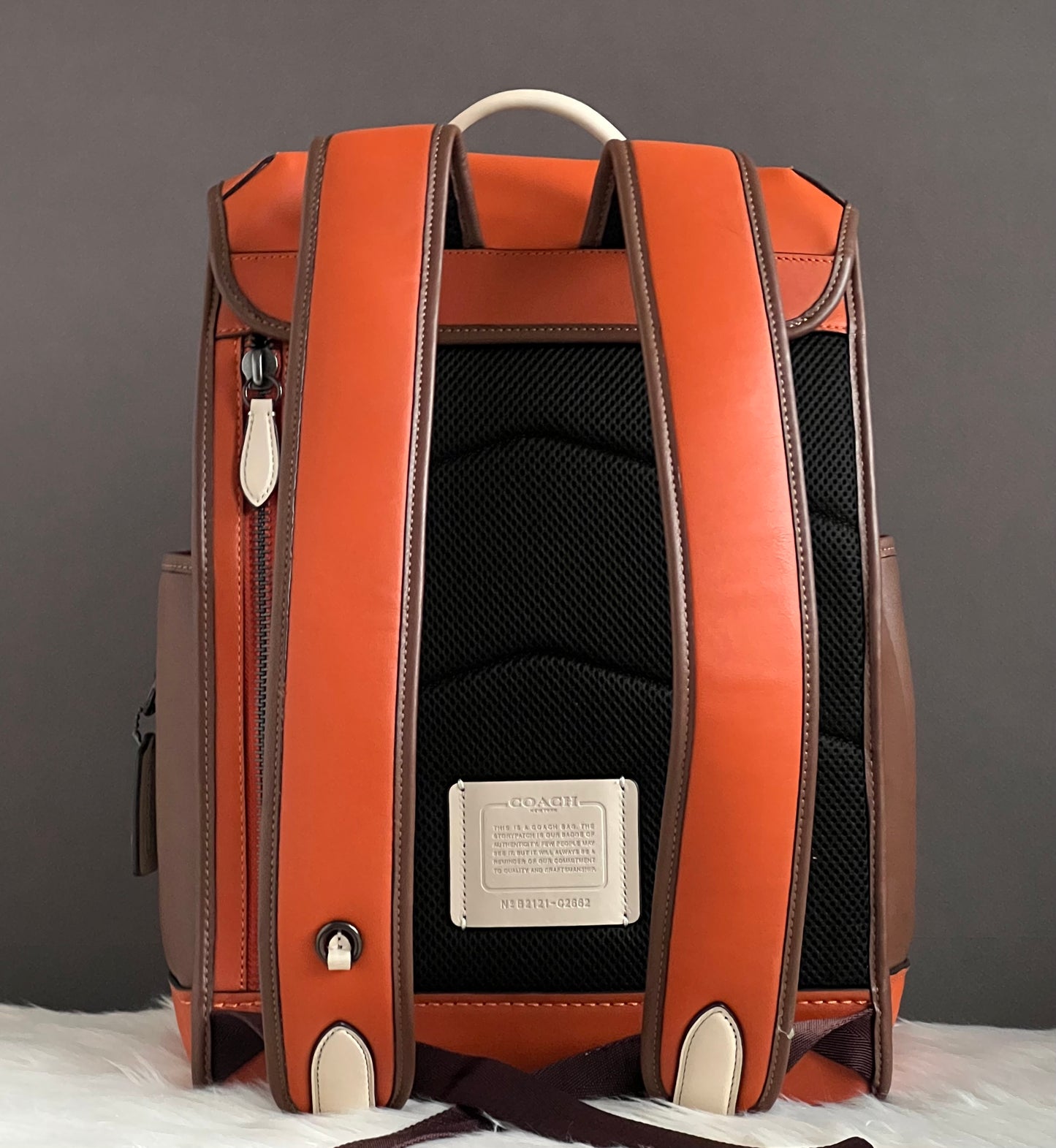 Coach League Flat Backpack in Colorblock