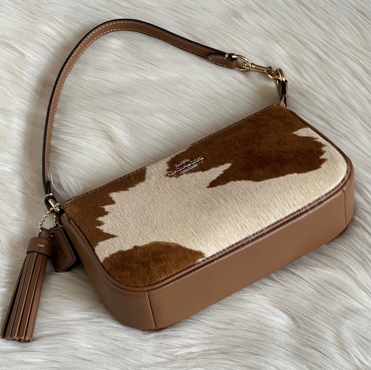 Coach Nolita 19 in Haircalf with Cow Print