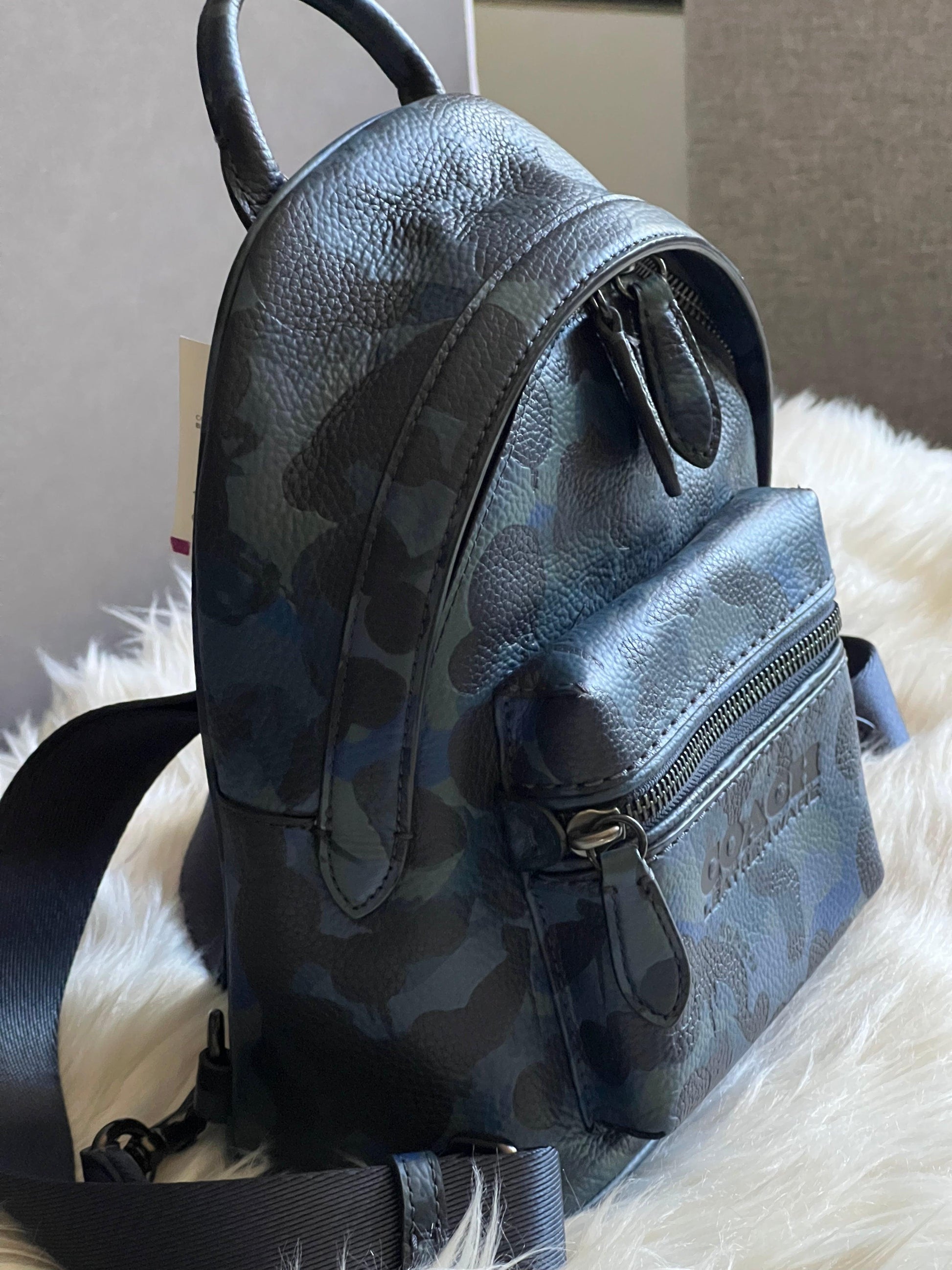 coach charter backpack 18 with patches Coach Charter Backpack 18 with Camo Print – Club de Mode