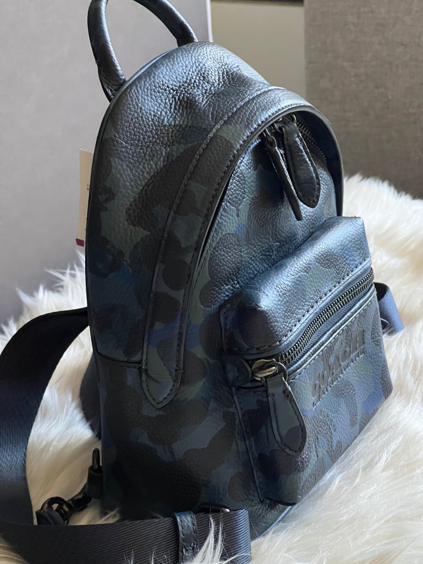 Coach Charter Backpack 18 with Camo Print