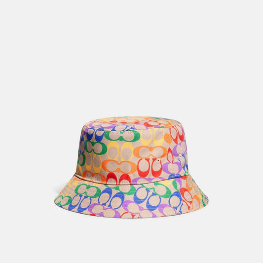 Coach Rainbow Signature Bucket Hat