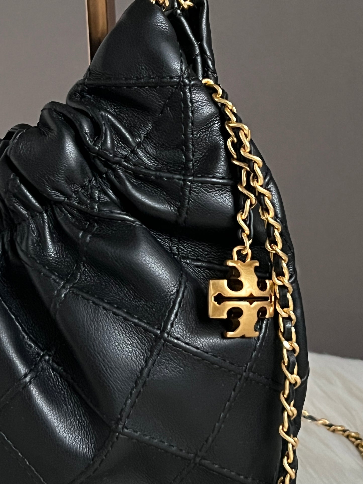 Tory Burch Mini Fleming Soft Hobo Bag