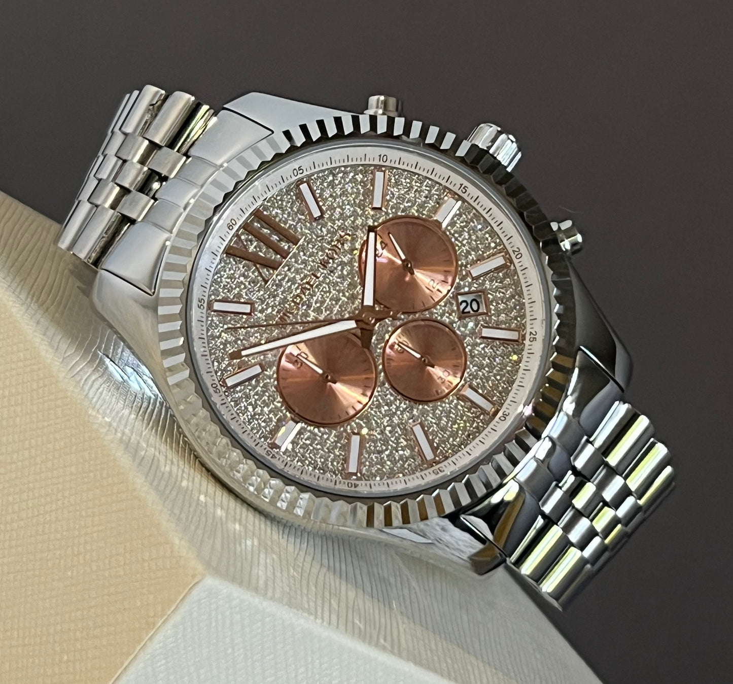 Michael Kors Lexington Silver-Tone Watch