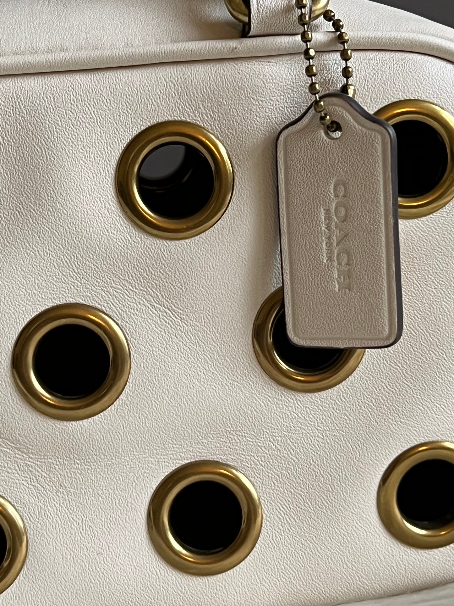 Coach Satchel Crossbody Bag with Grommets