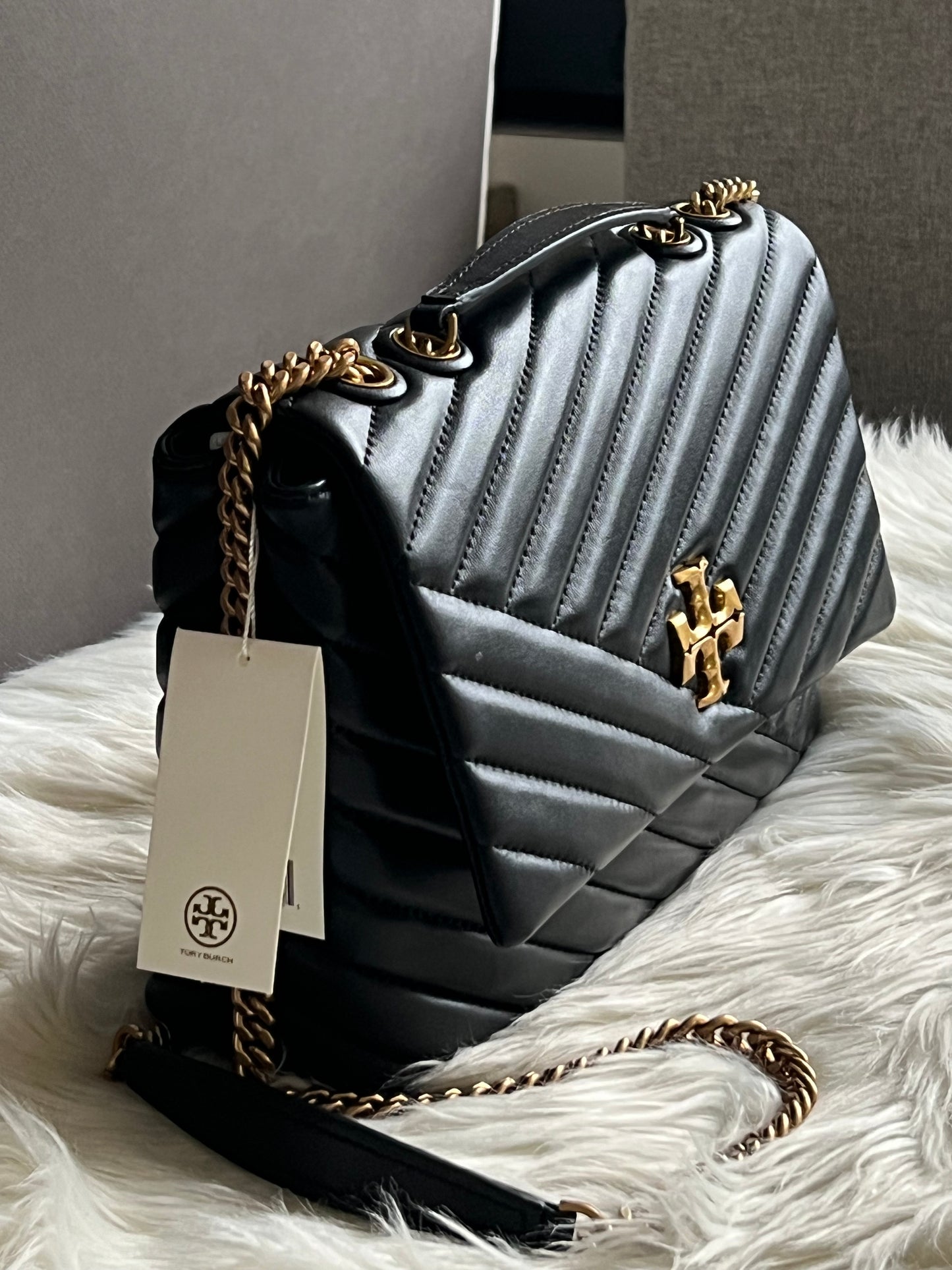 Tory Burch Kira Chevron Convertible Shoulder Bag