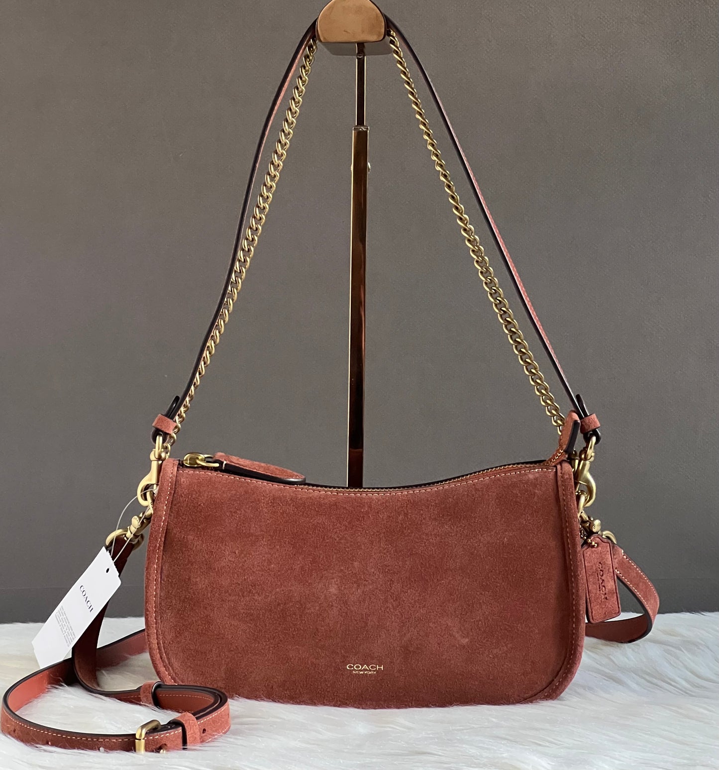 Coach Suede Waverly Bag