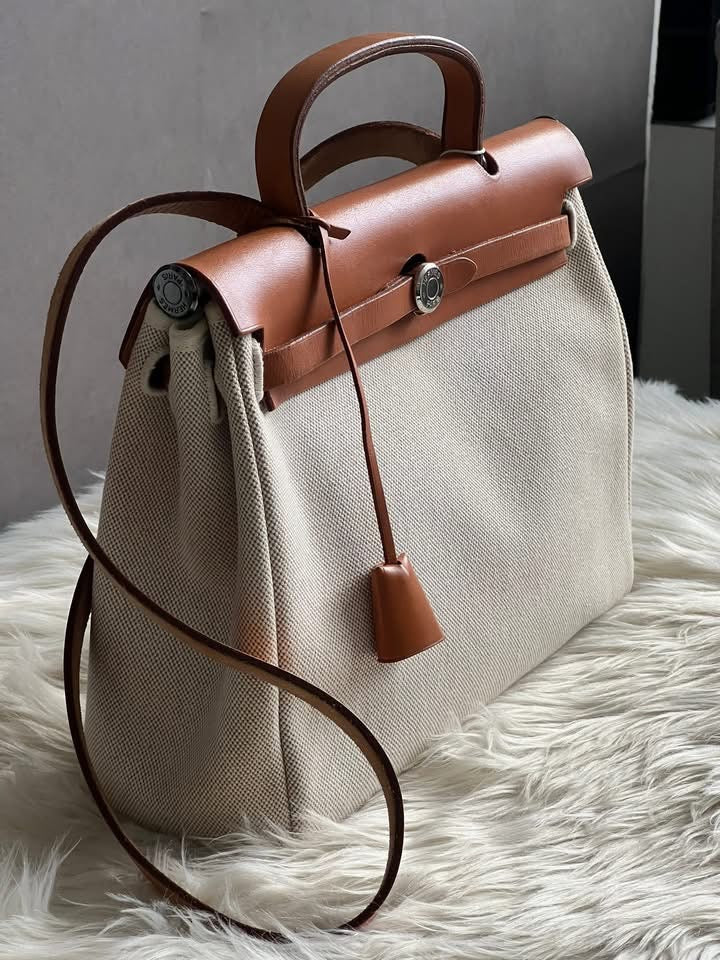 PRE-LOVED - Hermes Vintage Herbag 31 2-in-1 Bag
