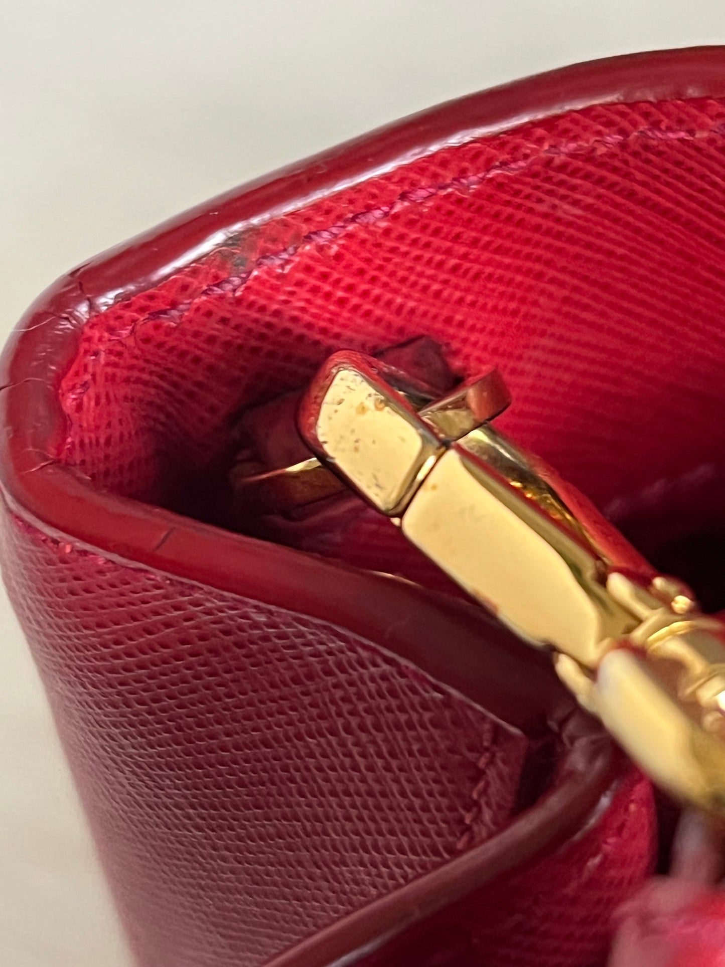 Prada Large Saffiano Lux Galleria Tote Bag