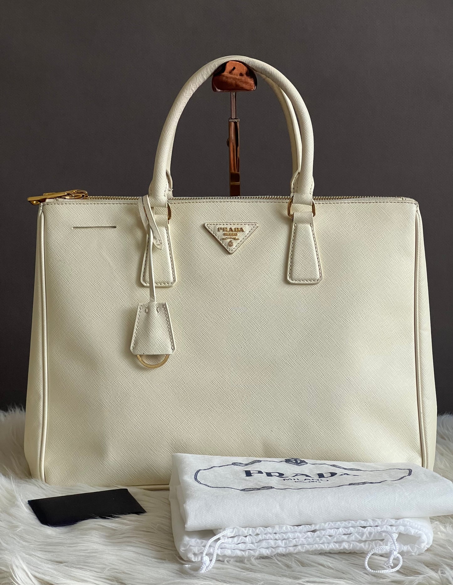 Prada Saffiano Lux Tote Bag