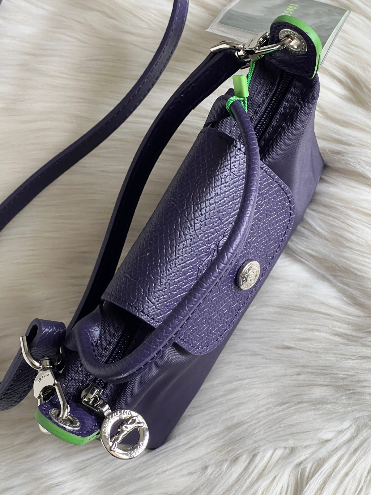Longchamp XS Le Pliage Original Pouch with Strap