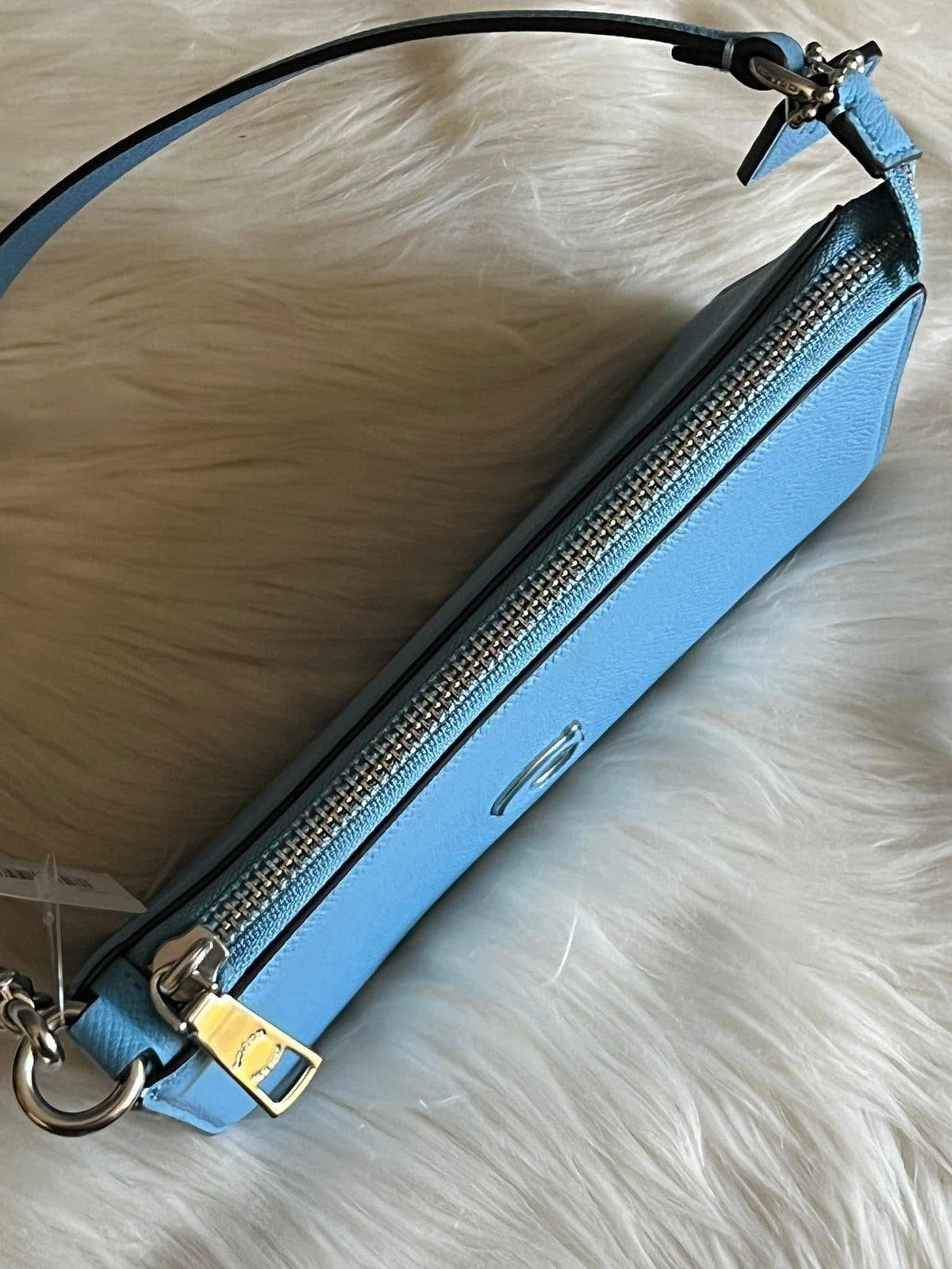 Coach Pouch Bag with Signature Canvas Detail