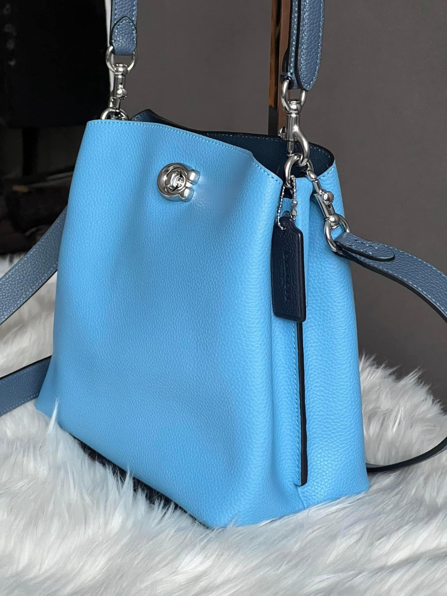 Coach Willow Bucket Bag in Colorblock