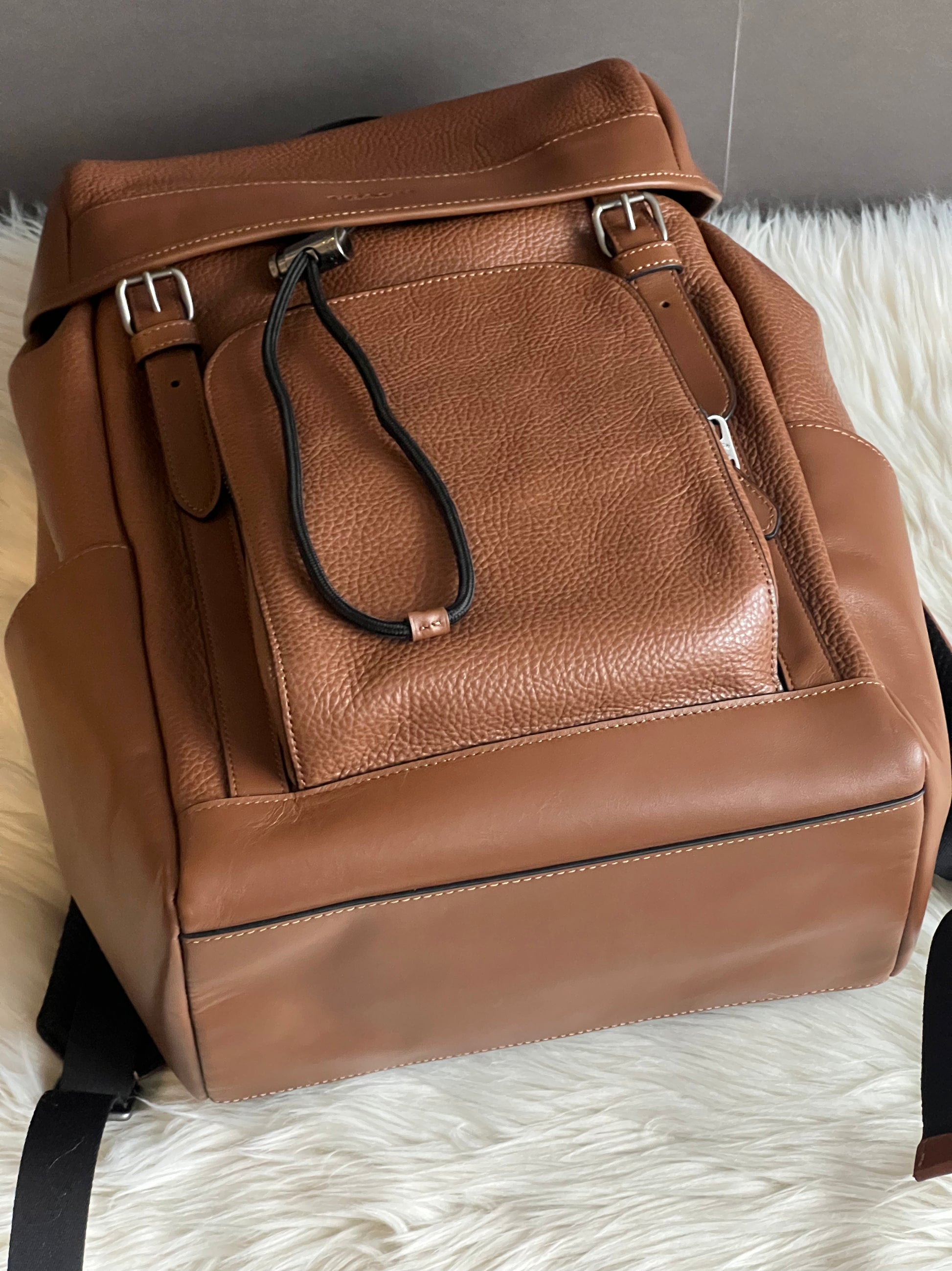 coach henry backpack in pebbled leather Coach Henry Backpack – Club de Mode