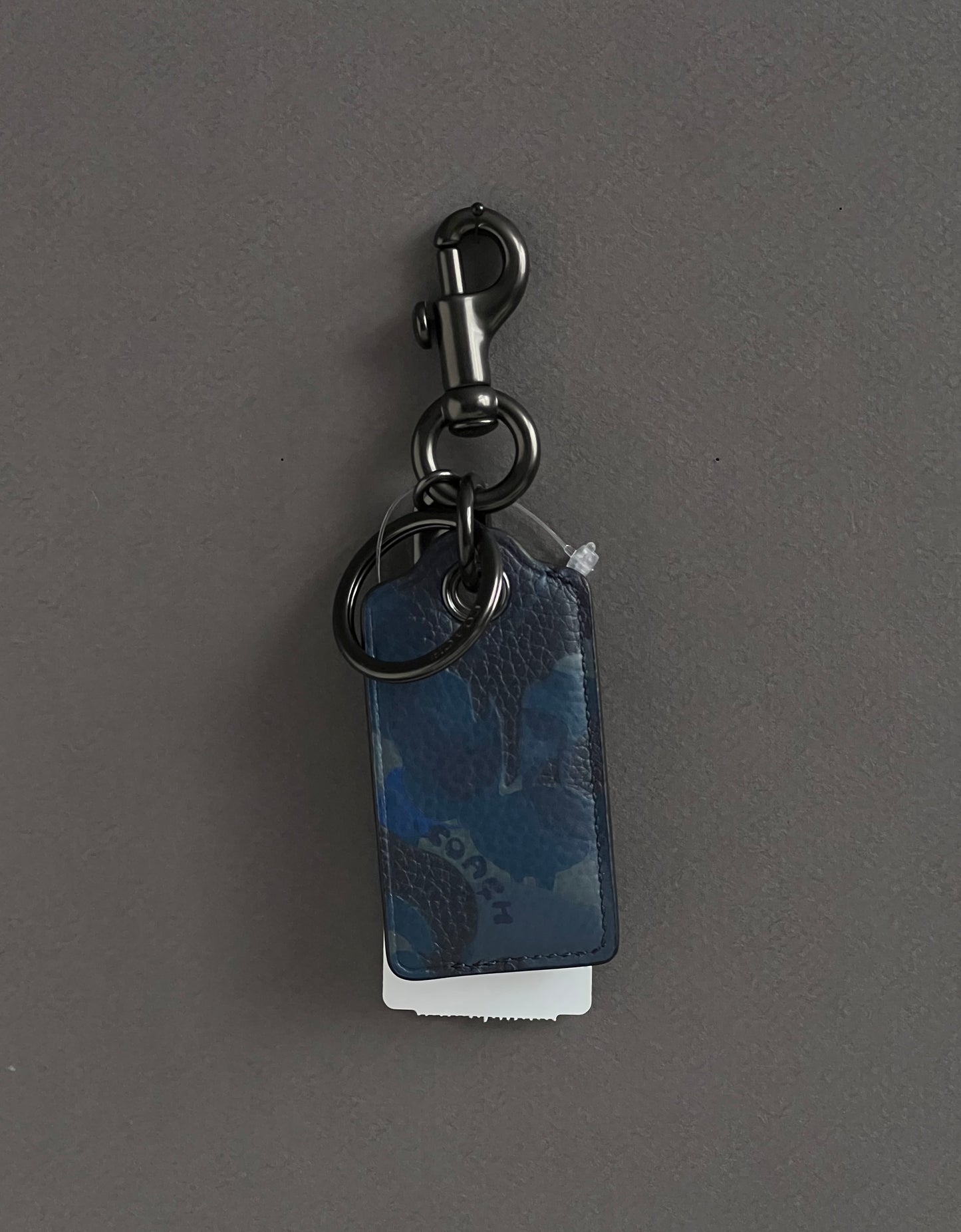 Coach Bottle Opener Key Fob with Camo Print