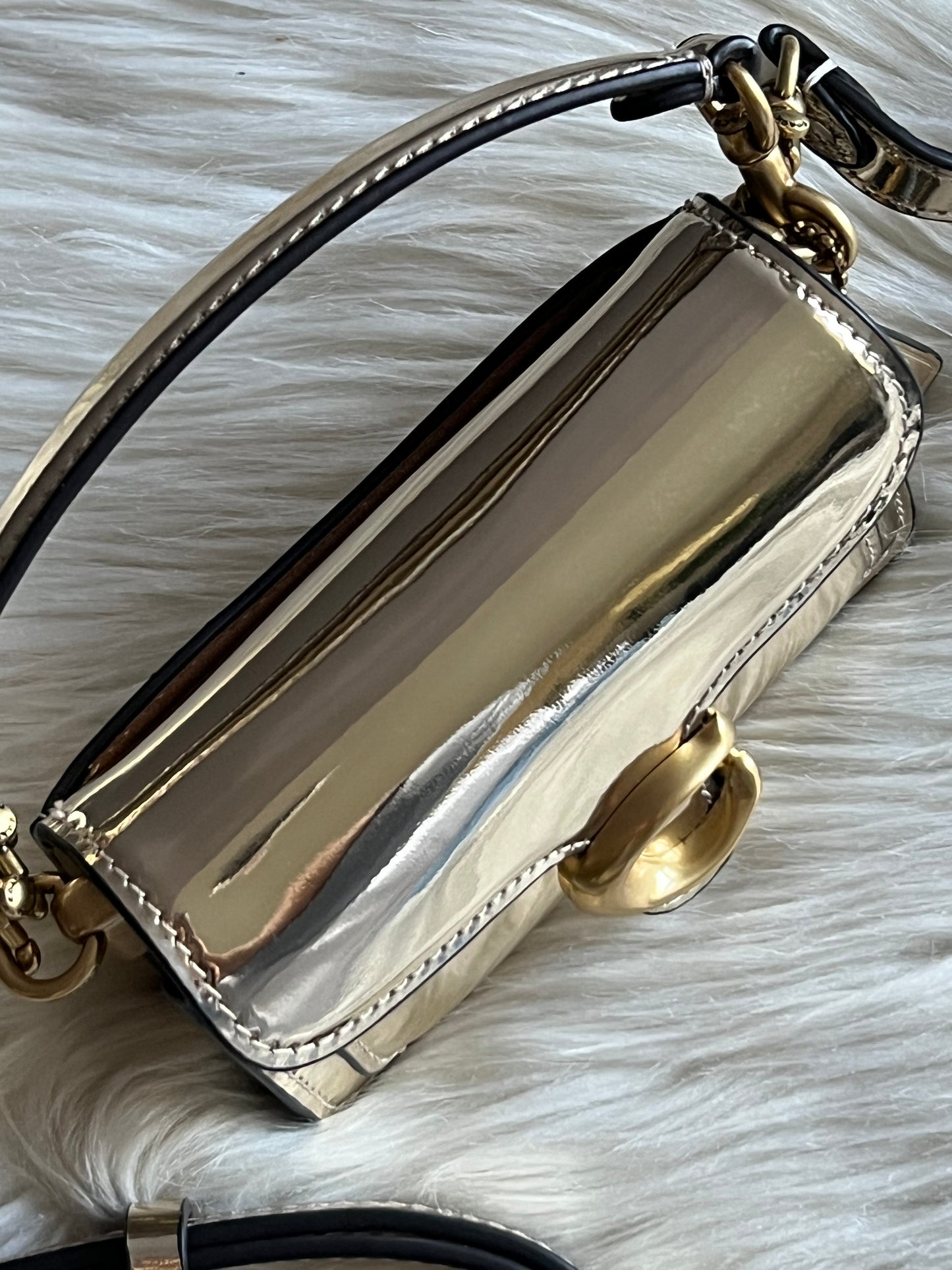 Coach Tabby 12 in Metallic