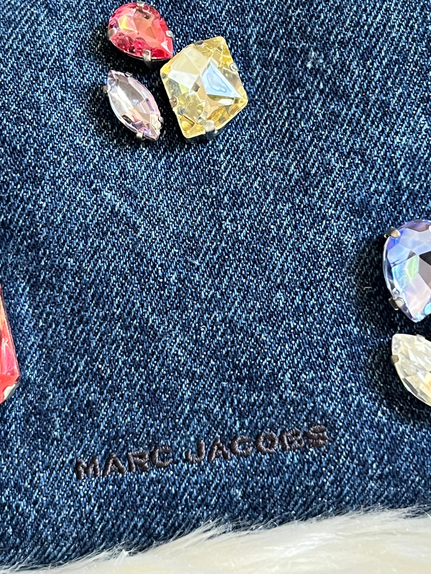 Marc Jacobs The Gem Denim Mini Dual Bag