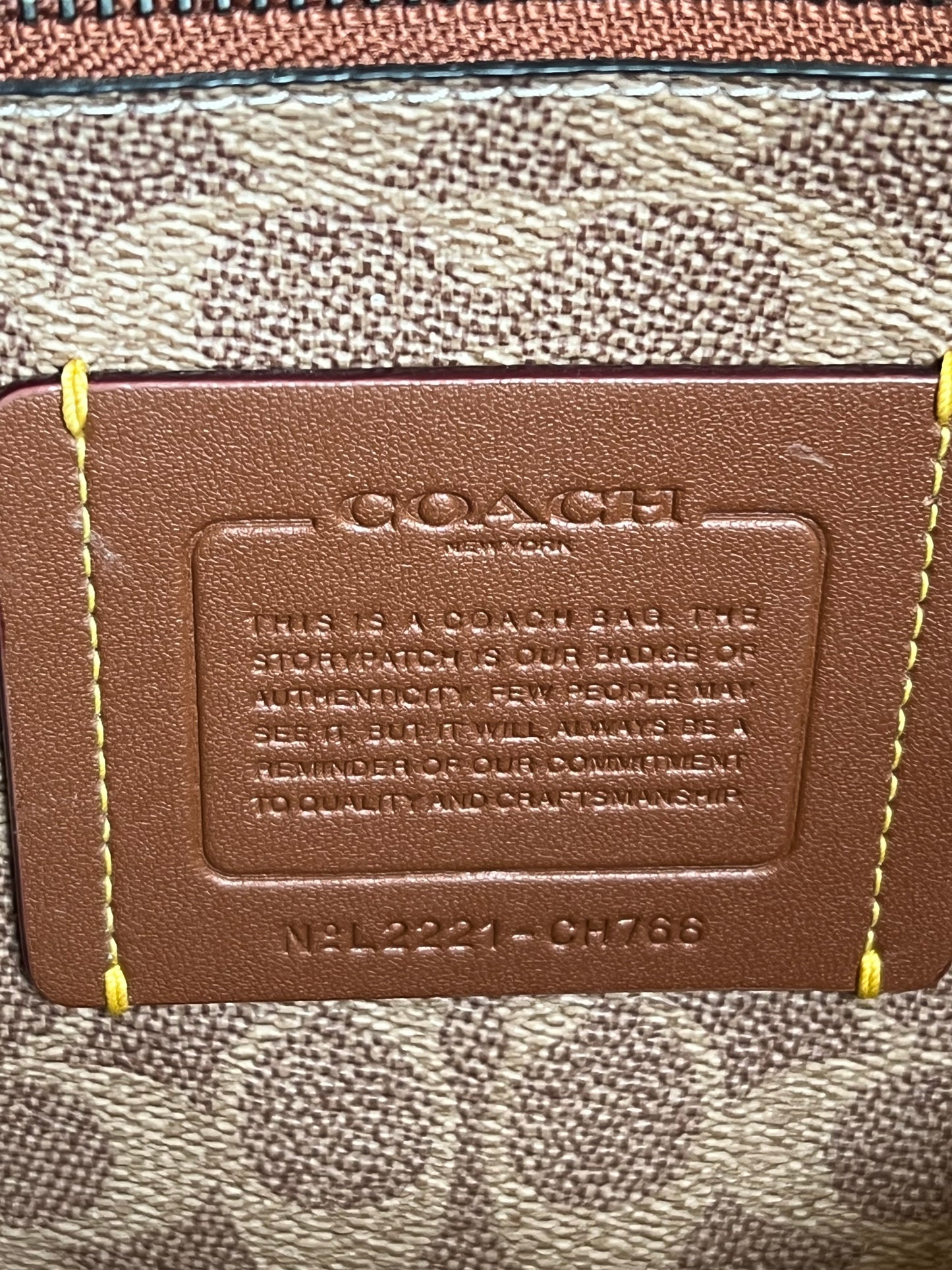 Coach Relay Tote with Coach Graphic