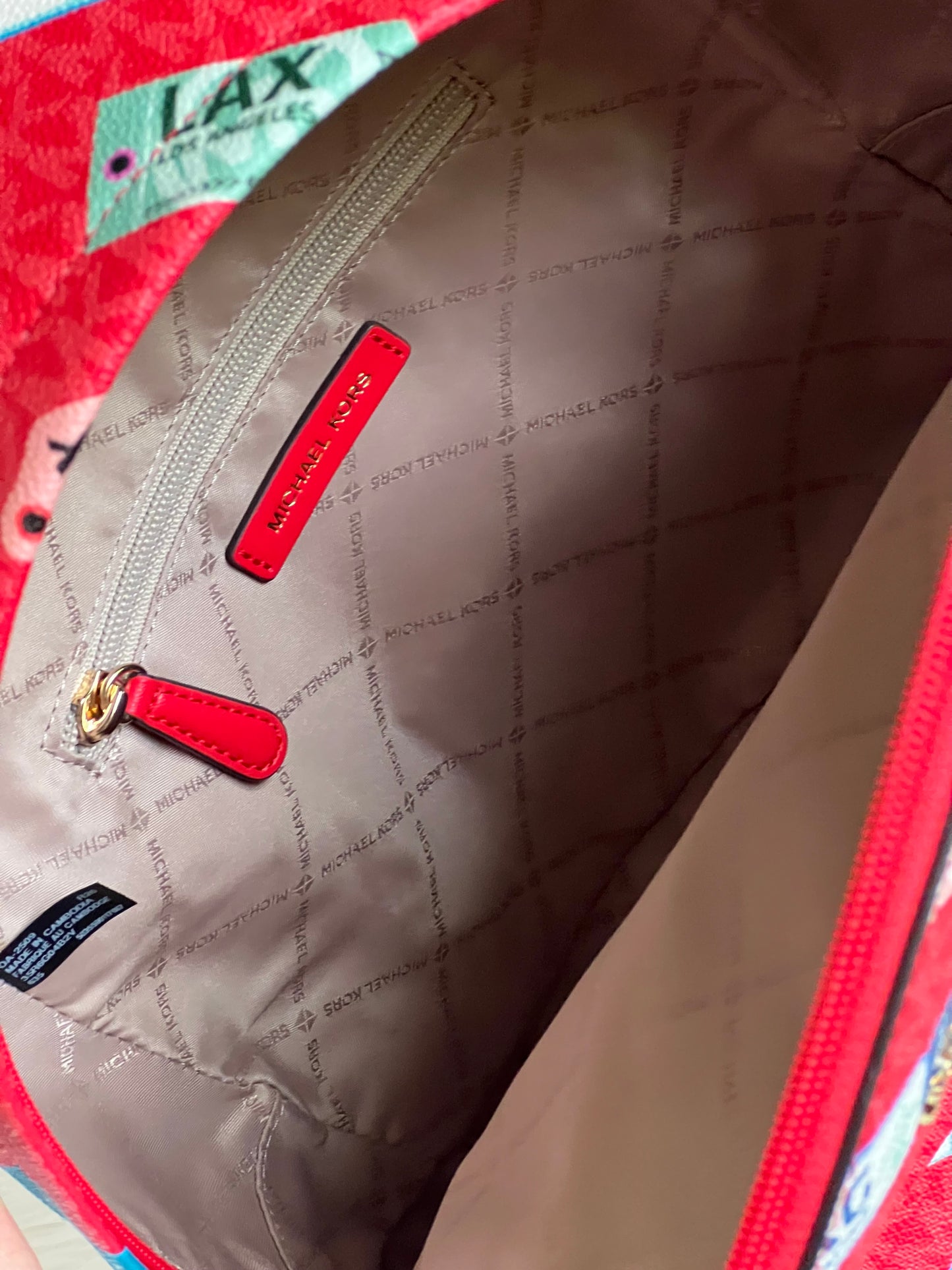Michael Kors Slater Medium Printed Signature Logo Backpack