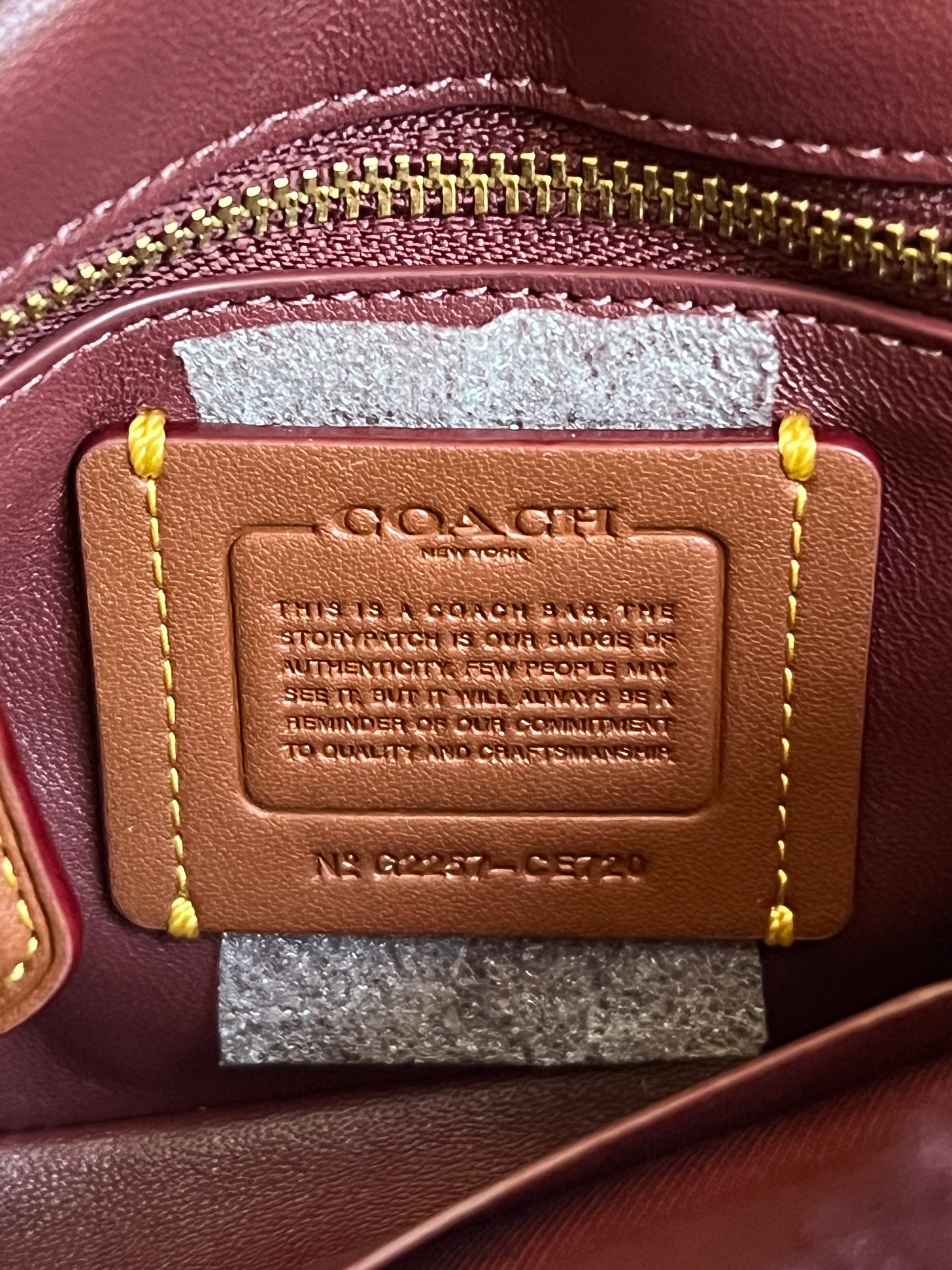 COACH 'pillow Madison 18' Shoulder Bag in Orange
